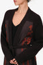 Hermès Brown Silk/Cashmere 'Les Tambours Finesse' Long Cardigan Size 34