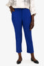 Alexander McQueen Blue Slim Trousers Size 42
