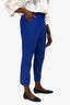 Alexander McQueen Blue Slim Trousers Size 42