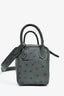 Hermès 2024 Grey Ostrich Leather Mini Lindy 20