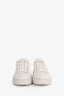 Jimmy Choo White Leather Platform Sneakers Size 38