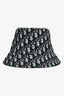 Christian Dior Navy Blue Oblique Reversible Bucket Hat Size 59