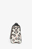 Louis Vuitton 2015 White/Black Graphic Printed Leather Twist MM Chain Bag