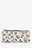 Louis Vuitton 2015 White/Black Graphic Printed Leather Twist MM Chain Bag