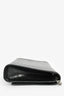 Saint Laurent 2018 Black Croc Embossed Leather Large Kate Bag SHW