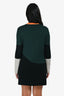 MCQ Green/Black/Yellow Colourblock Sweater Dress Size XS