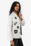 Louis Vuitton 2019 White Denim Space Theme Patchwork Jacket Size 46 Mens