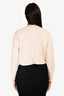Loewe White Anagram Wool Cropped Sweater Size XS