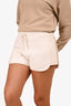Christian Dior Cream Cashmere Monogram Shorts Size 6 US