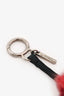 Fendi Red/Black Fur Bag Charm