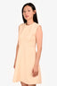 Louis Vuitton Cream Midi Dress Size 40