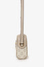 Gucci Beige GG Supreme Monogram Web Mini Ophidia Crossbody