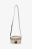 Gucci Beige GG Supreme Monogram Web Mini Ophidia Crossbody