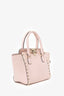 Valentino Pink Leather Rockstud 2way Mini Bag With Strap
