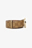 Gucci Beige GG Leather Interlocking Buckle Belt