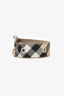 Burberry Beige Nova Check Nova Check Buckled Belt Size 100