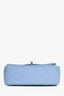 Pre-Loved Chanel™ 2020 Sky Blue Lambskin Mini Rectangle Flap Bag