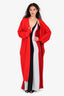 Sabyln Red Cashmere Open Long Cardigan Size L