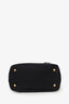 Prada Black Tessuto Nylon Saffiano Small Tote With Strap