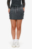 Alexander Wang Grey Cotton Mini Skirt Size S