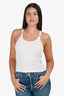 Dion Lee White Cotton Clasp Tank Size S