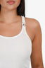Dion Lee White Cotton Clasp Tank Size S