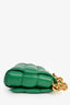 Bottega Veneta Green Maxi Intrecciato Leather Cassette Chain Shoulder Bag