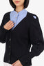 Jonathan Simkhai Navy Wool Knit Cardigan Size XS
