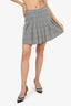 Gretchen Scott Black/White Pleated High Waisted Skirt Size XS