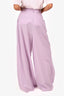 Zimmermann Lilac Virgin Wool Wide leg Trousers Size 2