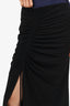 Cinq a Sept Black Ruched Pencil Skirt Size M