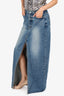 The Frankie Shop Blue Denim Maxi Skirt Size M