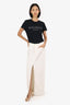 The Frankie Shop White Denim Maxi Skirt Size M