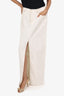 The Frankie Shop White Denim Maxi Skirt Size M