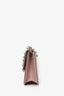 Valentino Pink Leather Glam Lock Shoulder Bag