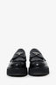 Prada Black Leather Brushed Loafers Size 41