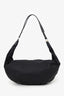 The Row Black Nylon Swing Hobo Bag