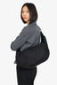 The Row Black Nylon Swing Hobo Bag