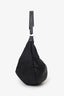 The Row Black Nylon Swing Hobo Bag