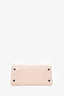 Alaïa Pink Leather Folded Top Handle With Strap