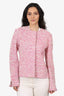 St. John Pink Tweed Jacket Size 8