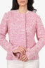 St. John Pink Tweed Jacket Size 8