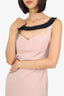Chiara Boni La Petite Robe Pink/Black Sleeveless Dress Size 6