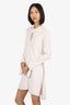 Proenza Schouler White Long Sleeve Keyhole Dress Size 0