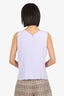 Valentino Purple Sleeveless Bow Top Size 14