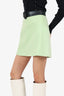 Moschino Cheap & Chic Green/Black Cotton Mini Skirt Size 8