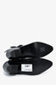 Saint Laurent Black Leather Studded Strappy Ankle Booties Size 37.5