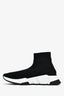 Balenciaga Black Tech Knit Sock Sneakers Size 7