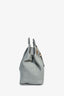 Salvatore Ferragamo Light Grey Leather Tote Bag with Strap
