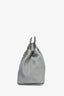 Salvatore Ferragamo Light Grey Leather Tote Bag with Strap